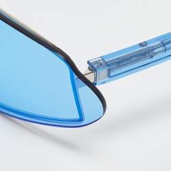 Acne Studios Blue c30016 Bornt Shield Sunglasses