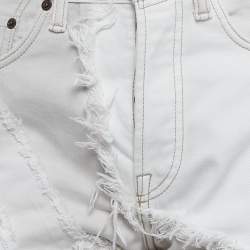 Acne Studios White Star Appliqued Denim Jeans M Waist 28"