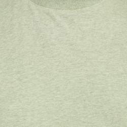 Acne Studios Green Care Label Applique Jersey Crewneck T-shirt XXS