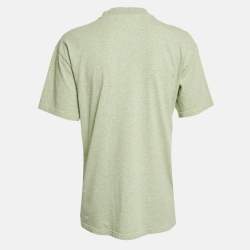 Acne Studios Green Care Label Applique Jersey Crewneck T-shirt XXS