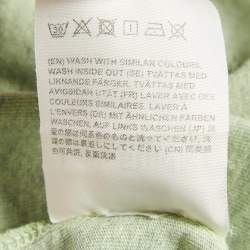 Acne Studios Green Care Label Applique Jersey Crewneck T-shirt XXS