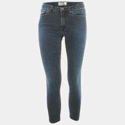 Acne Studios Blue Faded Denim Skin 5 Deep Jeans S Waist 26" 