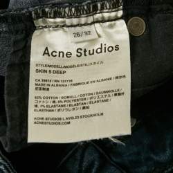 Acne Studios Blue Faded Denim Skin 5 Deep Jeans S Waist 26" 