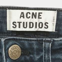 Acne Studios Blue Faded Denim Skin 5 Deep Jeans S Waist 26" 