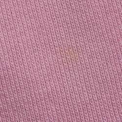 Pre Owned Acne Studios Pink Cotton Knit Long Sleeve Hoodie XXS