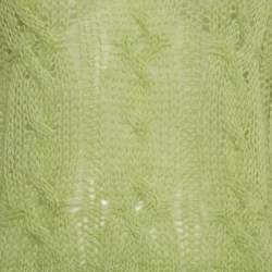 مملوكة مسبقًا سترة محبوكة مضلعة أكني ستوديوز أخضر ليموني غير مهذبة مقاس متوسط