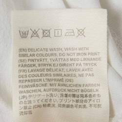 Pre Owned Acne Studios White Cotton Cylea Emboss T-Shirt XXS