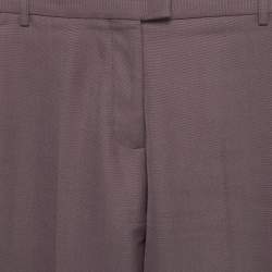 Pre Owned Acne Studios Mauve Wool Blend Regular Fit Trousers XXS