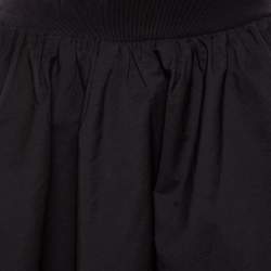 Pre Owned Acne Studios Black Gathered Flared Romantic Skirt S
