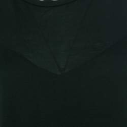 Pre Owned Acne Studios Forest Green Tencel Jersey Sleeveless Bree Maxi Dress S