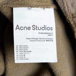 Pre Owned Acne Studios Brown & Pink Knit Tie Dye Oversized Pullover XS