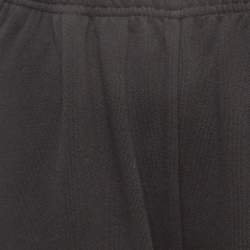 Pre Owned Adaptation Black Printed Cotton Knit Sweatpants M