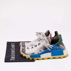 Adidas By Raf Simons Multicolor Knit Fabric Mother L4ND Sneakers Size 37.5