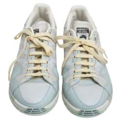 Adidas By Raf Simons Multicolor Leather Low Top Sneakers Size 41.5