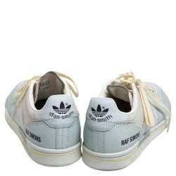Adidas By Raf Simons Multicolor Leather Low Top Sneakers Size 41.5