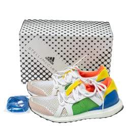 Adidas by Stella Mccartney Multicolor Fabric Low Top Sneakers Size 38.5