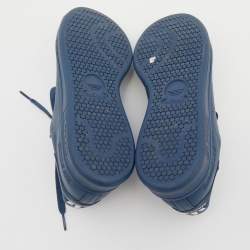 Adidas by Raf Simons Blue Leather Stan Smith Low Top Sneakers Size 39 1/3