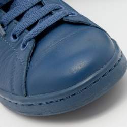 Adidas by Raf Simons Blue Leather Stan Smith Low Top Sneakers Size 39 1/3