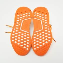 Pharrell Williams x adidas Orange Knit Fabric NMD Hu Sneakers Size 38