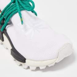 Pharrell Williams x Adidas White Fabric Human Body NMD Sneakers Size 37 1/3