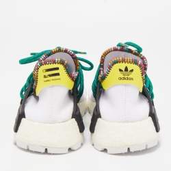 Pharrell Williams x Adidas White Fabric Human Body NMD Sneakers Size 37 1/3
