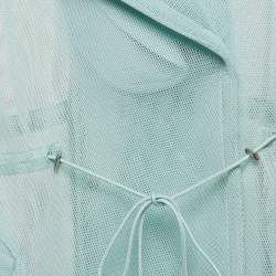 Adidas X Ivy Park Green Mesh Trench Coat S