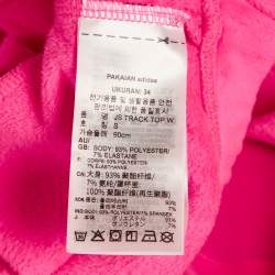 Pre Owned بدلة رياضية قطيفة وردية أديداس x جيريمي سكوت مقاس صغير