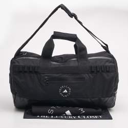 Pre Owned Adidas By Stella McCartney Black Nylon 24/7 Duffle Bag