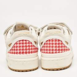 Adidas x Arwa Al Banawi Multicolor Canvas and Suede Forum 84 Low Sneakers Size 38 2/3
