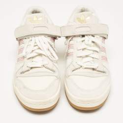 Adidas x Arwa Al Banawi Multicolor Canvas and Suede Forum 84 Low Sneakers Size 38 2/3