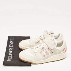 Adidas x Arwa Al Banawi Multicolor Canvas and Suede Forum 84 Low Sneakers Size 38 2/3