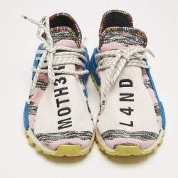 Pharrell Williams x Adidas Multicolor Knit Fabric NMD Hu Solar Pack Mother Sneakers Size 38