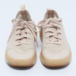 Pre Owned Adidas By Stella McCartney Pink Neoprene Treino Sneakers Size 39 1/3