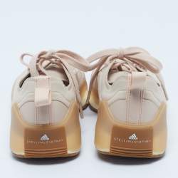 Pre Owned Adidas By Stella McCartney Pink Neoprene Treino Sneakers Size 39 1/3