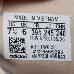 Pre Owned Adidas By Stella McCartney Pink Neoprene Treino Sneakers Size 39 1/3