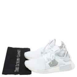 Adidas White Leather And Fabric NMD XR1 Sneakers Size 41