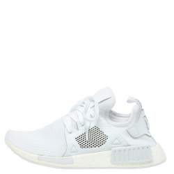 Adidas White Leather And Fabric NMD XR1 Sneakers Size 41