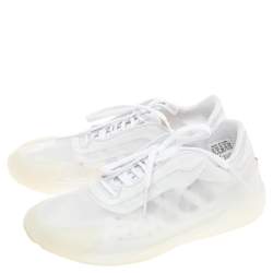 Adidas x Prada White Mesh A+P Luna Sneakers Size 38