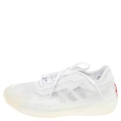Adidas x Prada White Mesh A+P Luna Sneakers Size 38