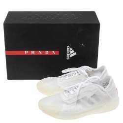 Adidas x Prada White Mesh A+P Luna Sneakers Size 38