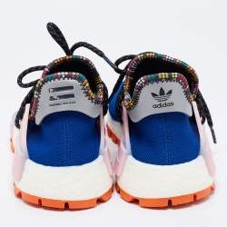 Pharrell Williams x adidas Blue Knit Fabric Human Body NMD Sneakers Size 36.5