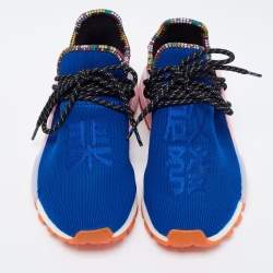 Pharrell Williams x adidas Blue Knit Fabric Human Body NMD Sneakers Size 36.5