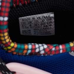 Pharrell Williams x adidas Blue Knit Fabric Human Body NMD Sneakers Size 36.5