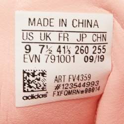 Adidas Pink Patent Leather and Glitter Magmur Runner Sneakers Size 41 1/3