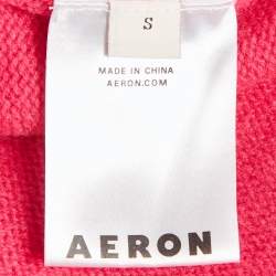 Aeron Chateau Rose Pink Cashmere Gretchen Long Sleeve Sweater S
