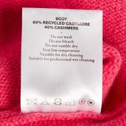 Aeron Chateau Rose Pink Cashmere Gretchen Long Sleeve Sweater S