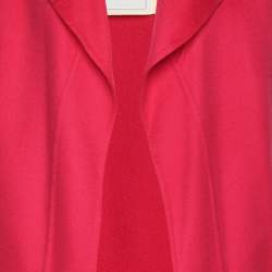 Pre Owned كاشمير كارديغان أغنونا زهري مقاس كبير جدًا