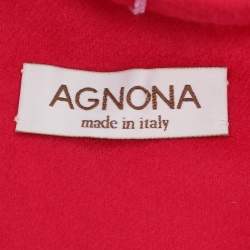 Pre Owned كاشمير كارديغان أغنونا زهري مقاس كبير جدًا