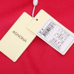 Pre Owned كاشمير كارديغان أغنونا زهري مقاس كبير جدًا