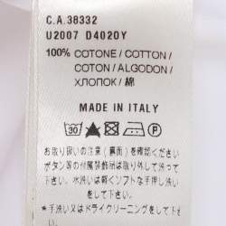 مملوكة مسبقًا قميص أجنونا أبيض قطن بأزرار من الأمام مقاس كبير (لارج)